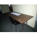 6 ft Folding Banquet Table, Wood w Steel Frame
